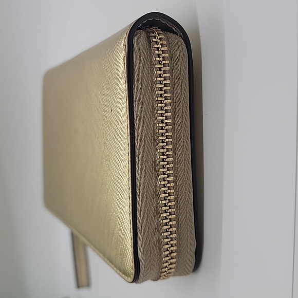 KATE SPADE NIB ZIPPY GOLD WALLET - Picture 4 of 6